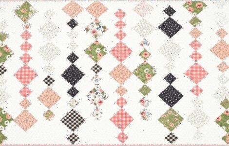 Chandelier Quilt Dark Background: A Bold & Elegant Twist